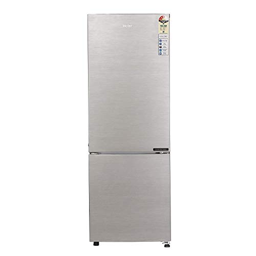 Haier 256 L 3 Star Inverter Frost-Free Double Door Refrigerator (Heb-25Tds-E, Dazzle Steel, Convertible)