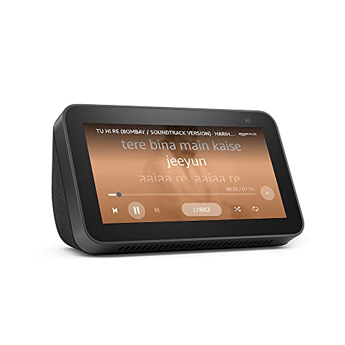 All New Echo Show 5 (2Nd Gen, 2021 Release) – Smart Speaker With Alexa – 5.5″ Screen, Crisp Sound And 2Mp Camera (Black)