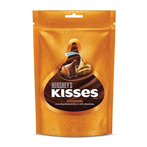 Hershey’S Kisses Almonds Chocolate, 33.6G (Pack Of 8)