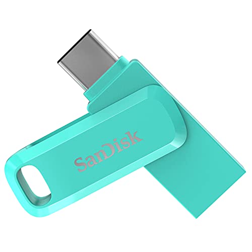 Sandisk Ultra Dual Drive Go Type C Pendrive For Mobile, Green, 64Gb, 5Y