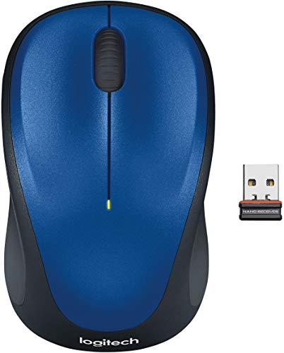 Logitech M235 Wireless Mouse, 2.4 Ghz With Usb Unifying Receiver, 1000 Dpi Optical Tracking, 12 Month Life Battery, Compatible With Windows, Mac, Chromebook/Pc/Laptop – Blue