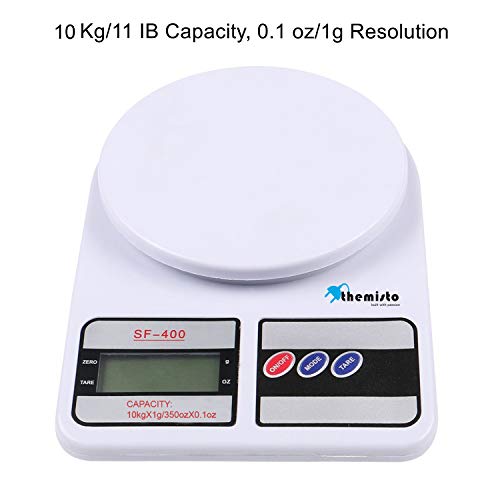 Themisto Kitchen Scale Electronic Lcd Display Kitchen Weighing 10 Kgs Scale