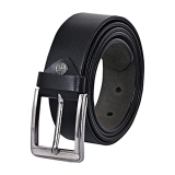 Addition Men’S Leather Over Size Formal/Casual Wear Belt (Black, 44)