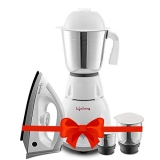 Lifelong Power – Pro 500 Watt 3 Jar Mixer Grinder And 1100 Watt Dry Iron Super Combo (1 Year Warranty)