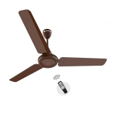 Atomberg Ozeo 1200Mm Bldc Energy Saving 5 Star Rated High Speed Ceiling Fan With Remote (Brown, Pack Of 1)