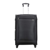 Vip Tide Polyester 70 Cms Black Softsided Check-In Luggage With Corner Guards & Expander