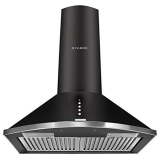 Faber 60 Cm 1000 M³/Hr Pyramid Kitchen Chimney (Hood Class Plus Pb Bk Ltw 60, 2 Baffle Filters,Black)