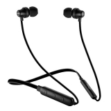 (Renewed) Ptron Tangent Lite Magnetic In-Ear Wireless Bluetooth Headphones With Mic – (Black)