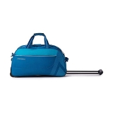 Aristocrat Dale Polyester 51.6 Cms Blue Travel Duffle With Corner Guards